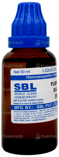 Sbl Plantago Major 200c Dilution 30ml