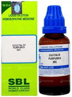 Sbl Digitalis Purpurea 30c Dilution 30ml Sbl Digitalis Purpurea 30c Dilution 30ml