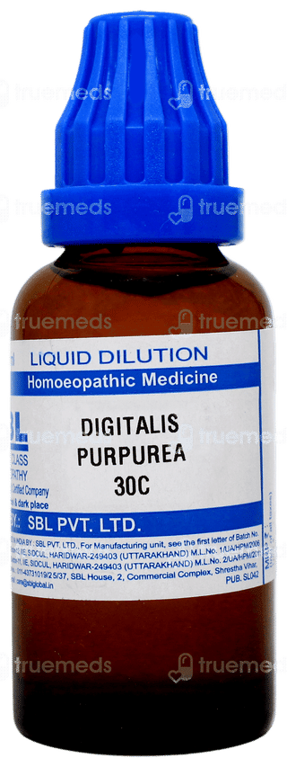 Sbl Digitalis Purpurea 30c Dilution 30ml