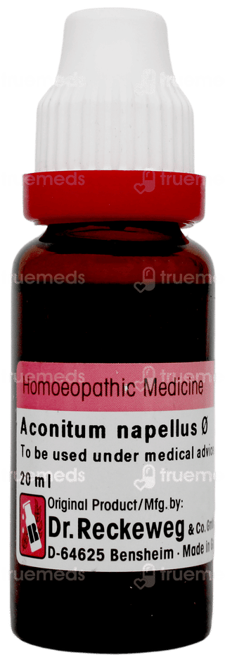 Dr Reckeweg Aconitum Napellus Q Mother Tincture 20ml
