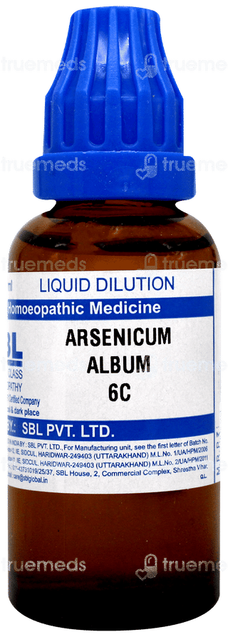 Sbl Arsenicum Album 6c Dilution 30ml