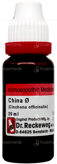 Dr Reckeweg China Q Mother Tincture 20ml