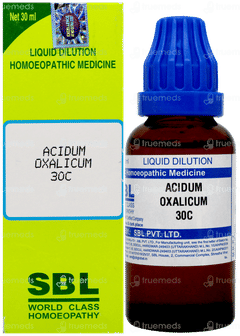 Sbl Acidum Oxalicum 30c Dilution 30ml