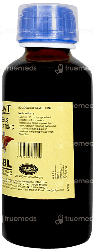 Sbl Liv T Liver Tonic 115ml