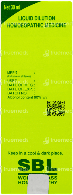 Sbl Acidum Nitricum 1000c Dilution 30ml