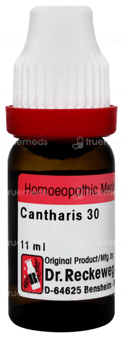 Dr Reckeweg Cantharis 30 Dilution 11ml Dr Reckeweg Cantharis 30 Dilution 11ml