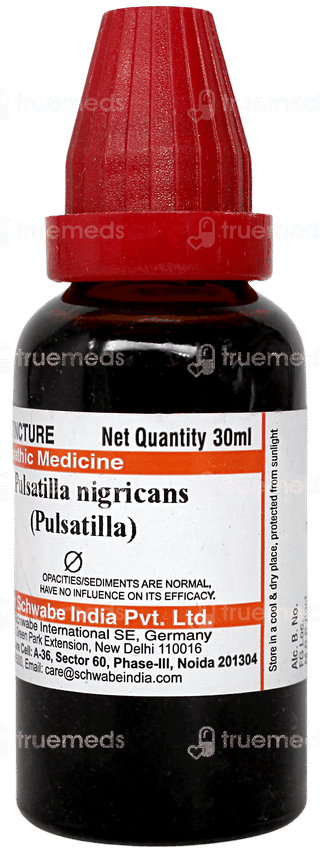 Dr Willmar Pulsatilla Nigricans Q Mother Tincture 30ml