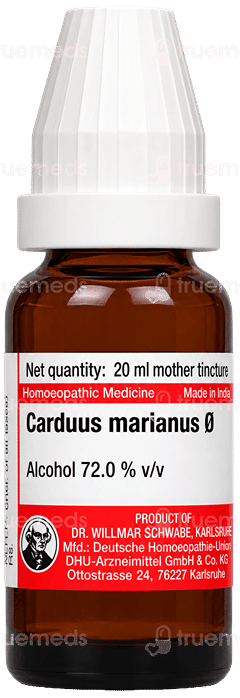 Dr Willmar Schwabe Carduus Marianus Q Mother Tincture 20Ml