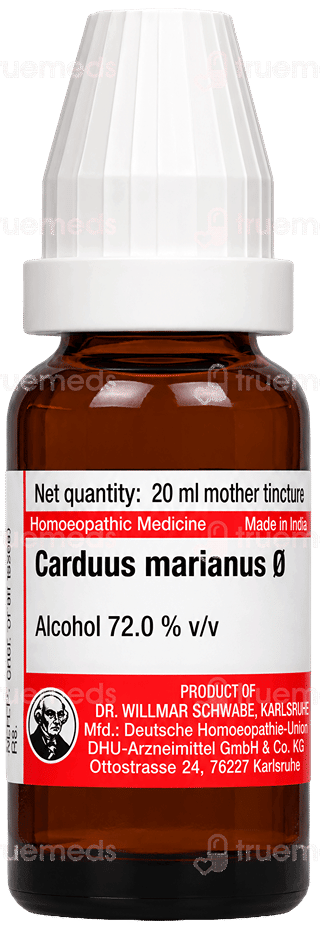 Dr Willmar Schwabe Carduus Marianus Q Mother Tincture 20Ml