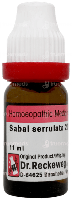 Dr Reckeweg Sabal Serrulata 200 Dilution 11ml Dr Reckeweg Sabal Serrulata 200 Dilution 11ml