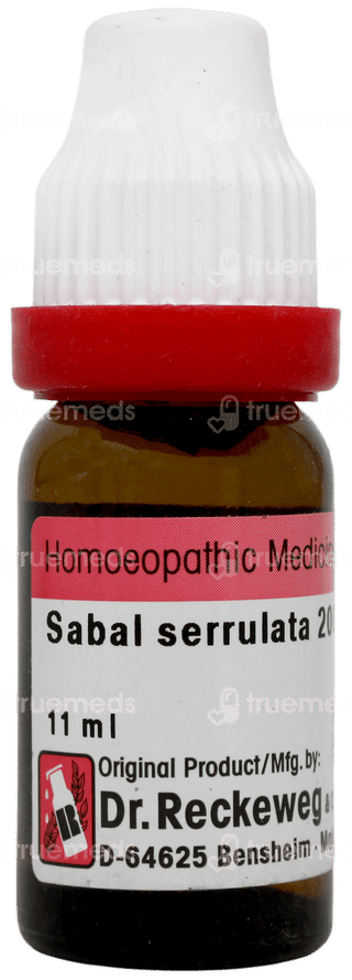 Dr Reckeweg Sabal Serrulata 200 Dilution 11ml