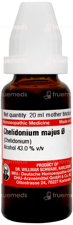 Dr Willmar Schwabe Chelidonium Majus Q Mother Tincture 20ml
