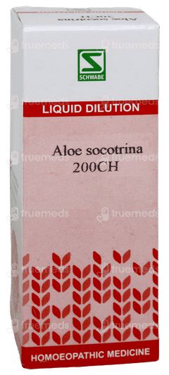 Dr Willmar Schwabe Aloe Socotrina 200 CH Dilution 30ml