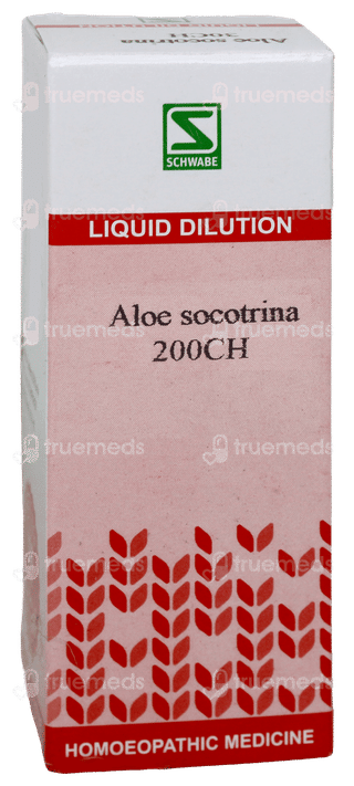 Dr Willmar Schwabe Aloe Socotrina 200 CH Dilution 30ml