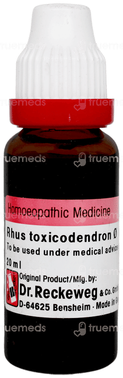 Dr Reckeweg Rhus Toxicodendron Q Mother Tincture 20ml