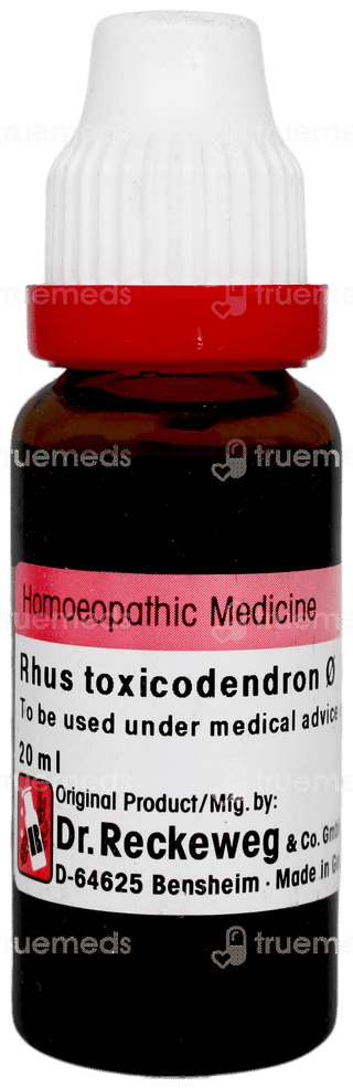 Dr Reckeweg Rhus Toxicodendron Q Mother Tincture 20ml