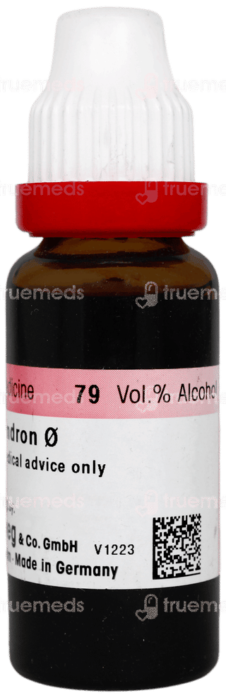 Dr Reckeweg Rhus Toxicodendron Q Mother Tincture 20ml