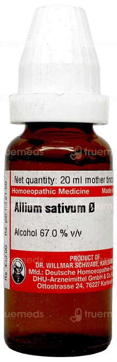 Dr Willmar Schwabe Allium Sativum Q Mother Tincture 20ml
