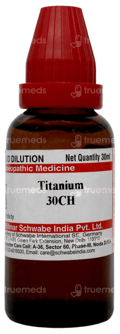 Dr Willmar Schwabe Titanium 30ch Dilution 30ml