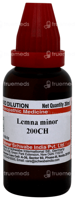 Dr Willmar Schwabe Lemna Minor 200ch Dilution 30ml