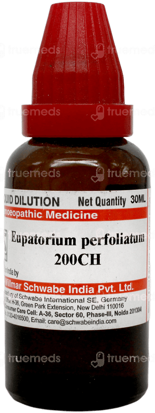 Dr Willmar Schwabe Eupatorium Perfoliatum 200ch Dilution 30ml