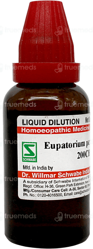 Dr Willmar Schwabe Eupatorium Perfoliatum 200ch Dilution 30ml