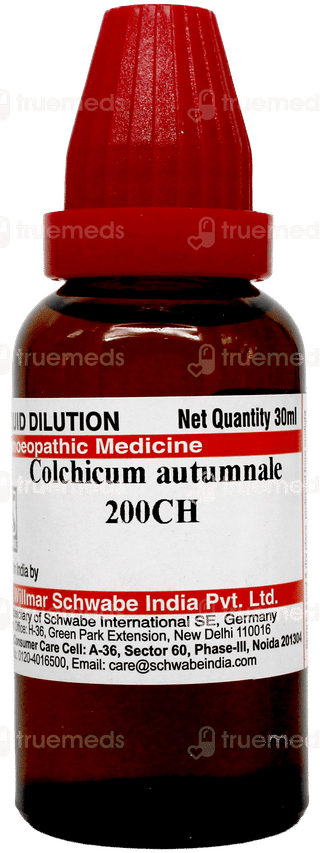 Dr Willmar Schwabe Colchicum Autumnale 200ch Dilution 30ml