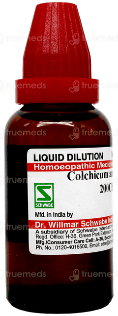 Dr Willmar Schwabe Colchicum Autumnale 200ch Dilution 30ml