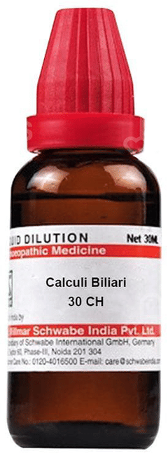 Dr Willmar Schwabe Calculi Biliari 30Ch Dilution 30Ml