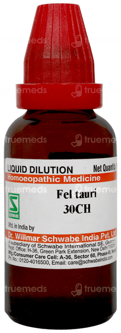 Dr Willmar Schwabe Fel Tauri 30ch Dilution 30ml