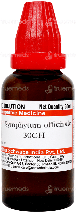 Dr Willmar Schwabe Symphytum Officinale 30ch Dilution 30ml