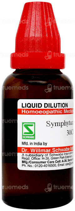 Dr Willmar Schwabe Symphytum Officinale 30ch Dilution 30ml