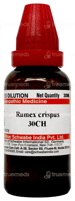 Dr Willmar Schwabe Rumex Crispus 30ch Dilution 30ml
