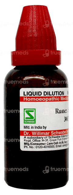 Dr Willmar Schwabe Rumex Crispus 30ch Dilution 30ml