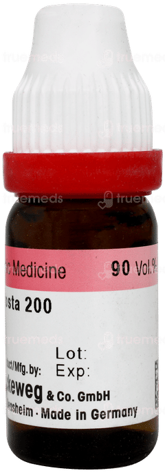 Dr Reckeweg Spongia Tosta 200 Dilution 11ml