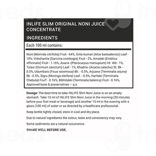 Inlife Slim Noni Concentrate Juice 1000Ml