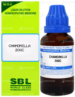 Sbl Chamomilla 200c Dilution 30ml