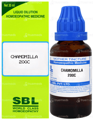 Sbl Chamomilla 200c Dilution 30ml