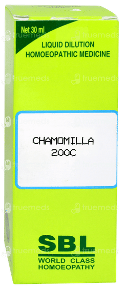 Sbl Chamomilla 200c Dilution 30ml