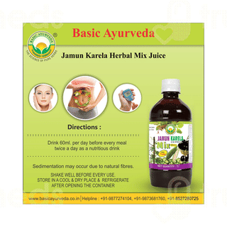 Basic Ayurveda Jamun Karela Herbal Mix Juice 1000ml