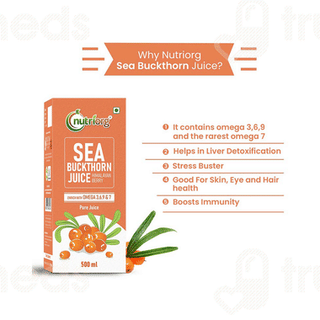 Nutriorg Sea Buckthorn Juice 500ml