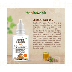 Healveda Jeera Ajwain Ark Drops 30ml