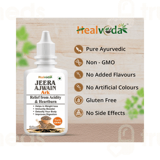Healveda Jeera Ajwain Ark Drops 30ml