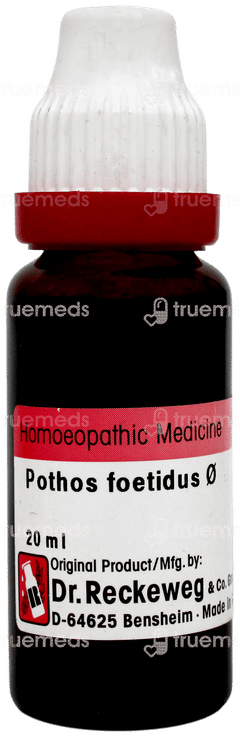 Dr Reckeweg Pothos Foetidus Q Mother Tincture 20ml