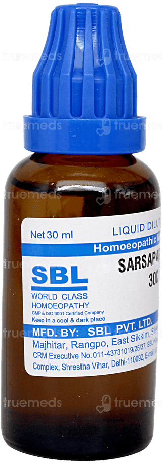 Sbl Sarsaparilla 30c Dilution 30ml
