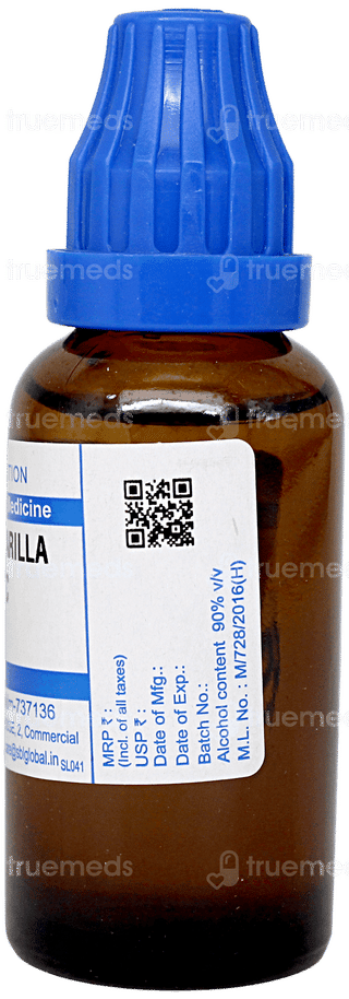 Sbl Sarsaparilla 30c Dilution 30ml