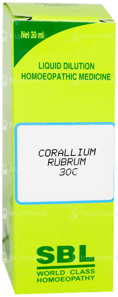 Sbl Corallium Rubrum 30c Dilution 30ml