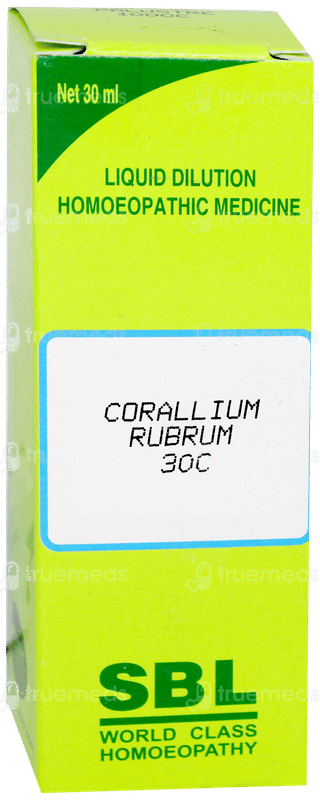 Sbl Corallium Rubrum 30c Dilution 30ml