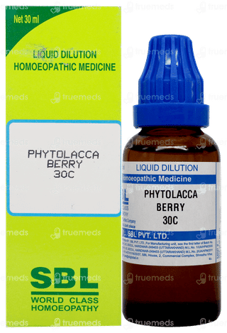 Sbl Phytolacca Berry 30c Dilution 30ml
