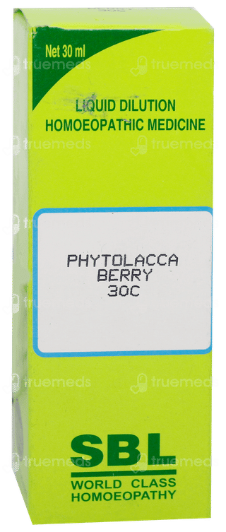 Sbl Phytolacca Berry 30c Dilution 30ml